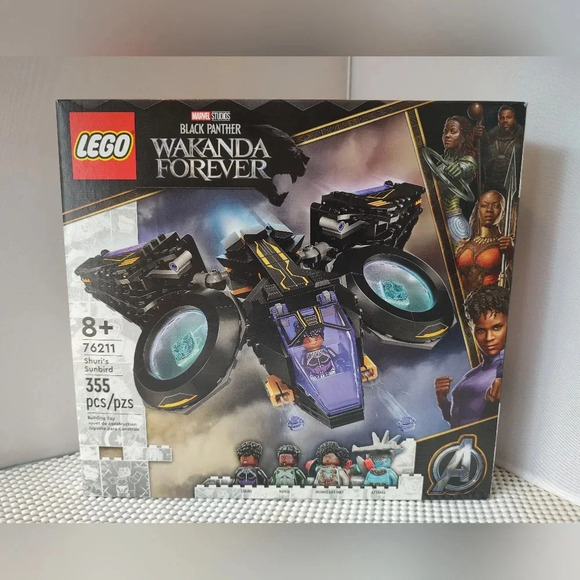 Lego Wakanda Forever 76211 Shuri's Sunbird Marvel Studios Black Panther - Picture 1 of 3
